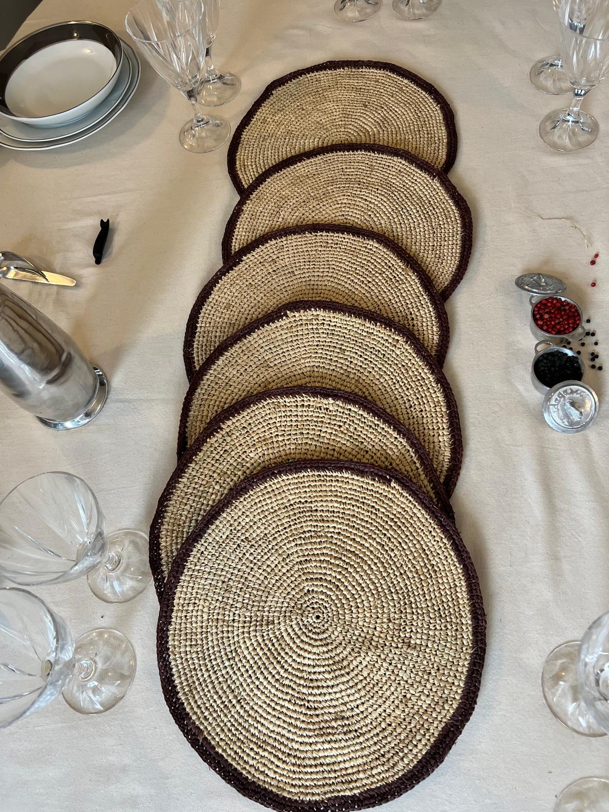 Set Cannelle - Raphia