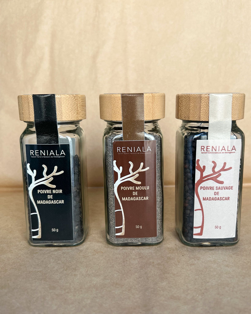 Trio découverte – Poivres de Madagascar